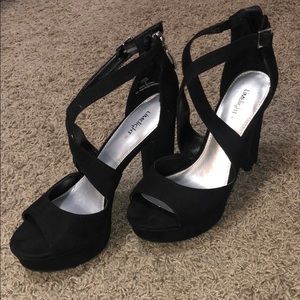 Limelight black high heels